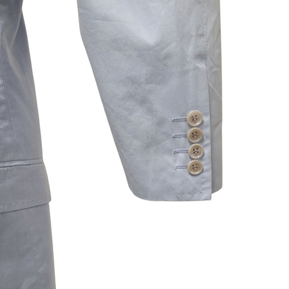 Dolce & Gabbana Powder Blue 3-Button Side Vent Men's Blazer Side Size 48R (38US) - Picture 7 of 16